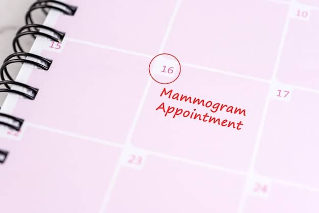 A calendar highlighting key health insurance enrollment dates for 2025, with reminders to enroll early and review plan options. The calendar is displayed on a tablet and surrounded by pens and a coffee cup, suggesting planning and organization.