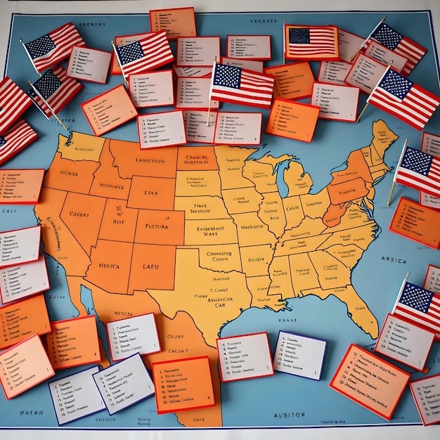 A map of the United States highlighting states with the highest and lowest average health insurance premiums. The legend indicates the premium ranges for each state.