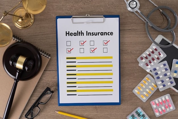 A comparison chart showing different health insurance plans side-by-side, highlighting their premiums, deductibles, and coverage types. The chart is clean and easy to read with key differences clearly marked.