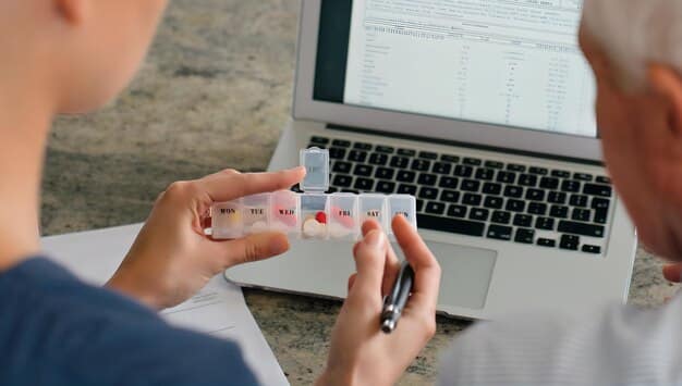 A person using a cost comparison chart to analyze different Medicare Advantage plans, highlighting the premiums, deductibles, and copays for each plan.