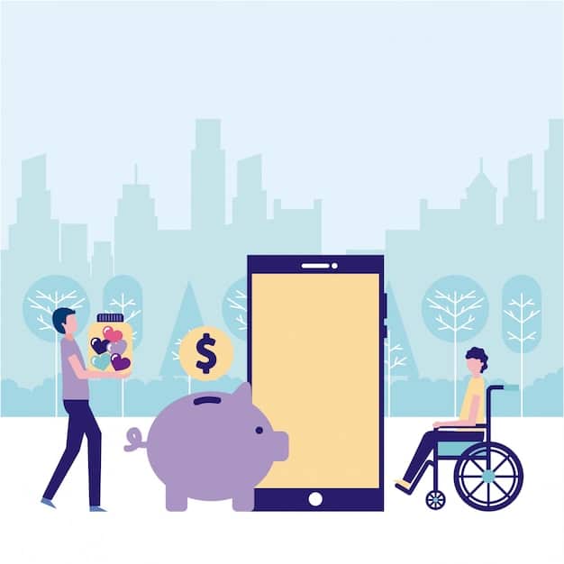 A person contributing money to their HSA account using a mobile app, showing the ease and accessibility of managing an HSA.