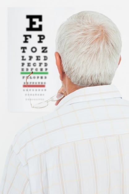 A split image showing a person receiving an eye exam on one side and a dental cleaning on the other, representing comprehensive vision and dental care. The background is a modern, clean clinic environment.