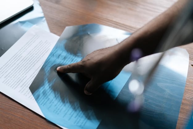 A close-up of an HSA agreement document, with certain sections highlighted to represent hidden fees. The image should convey thoroughness and attention to detail.
