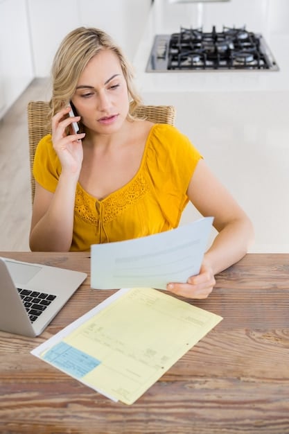 A person filling out tax forms at a desk, with an HSA account statement nearby. The setting is a typical home office environment, emphasizing the integration of HSA planning into overall tax and financial management for self-employed individuals.