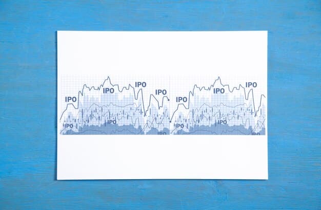 A visually appealing, minimalist chart graphing a downward trend, illustrating 