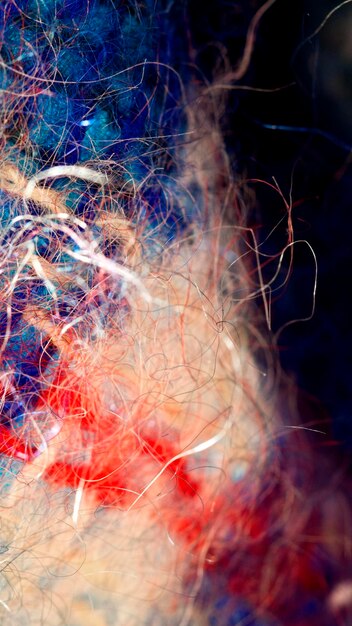 A close-up of a brain scan showing highlighted areas of increased activity in the prefrontal cortex after meditation, with abstract lines representing neural connections.