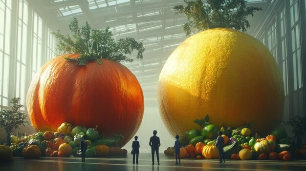 A split image contrasting organic and conventional farming. On the left, an organic farm displays diverse crops, beneficial insects, and healthy soil with visible earthworms. On the right, a conventional farm shows monoculture crops, a pesticide sprayer, and compacted soil with minimal life.