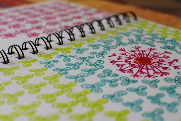 A close-up shot of a person's hand doodling in a sketchbook, with various shapes, patterns, and words filling the page. The image conveys the idea of freewriting and spontaneous idea generation, central to Unlock Your Creativity: 7 Exercises to Spark Innovation and Generate New Ideas.