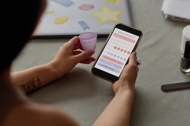 A person using a habit tracker app on their phone, with colorful icons and progress bars, showcasing how technology can aid in building positive habits and tracking personal growth. The image is modern and tech-focused. Subtly display the words